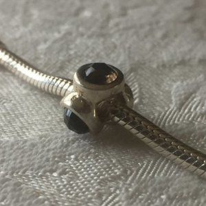 NWOT Pandora Charm - Smokey Qtz - Retired